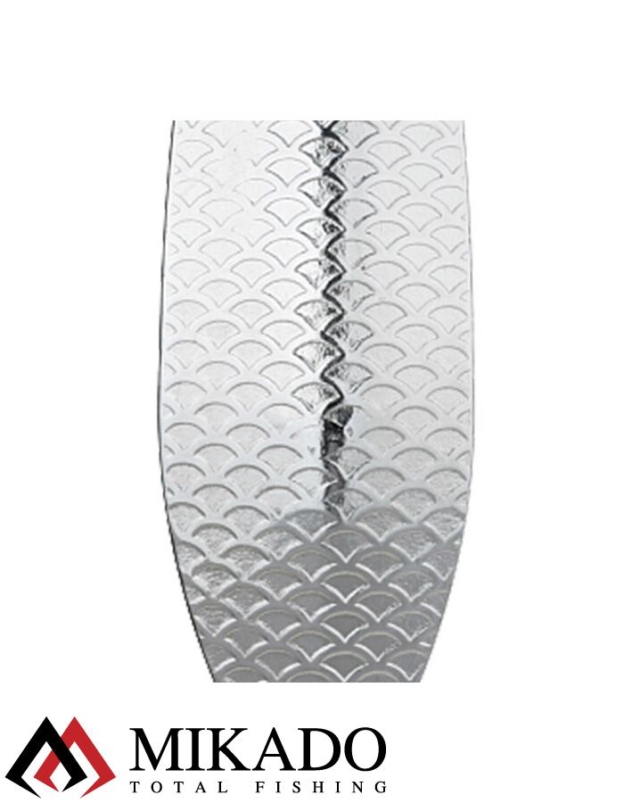 Блесна колеблющаяся Mikado FIGHTER №1, 25 г., 9 см., серебро