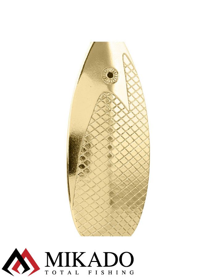 Блесна колеблющаяся Mikado SHOGUN №3, 24 г., 7.6 см., золото