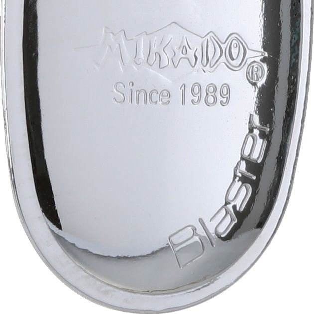 Блесна вращающаяся с кисточкой Mikado BLASTER № 0, 1,4 г., серебро