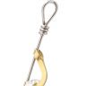 Блесна вращающаяся с кисточкой Mikado M-GRUB № 2, 7 г., SILVER/BLACK LEMON