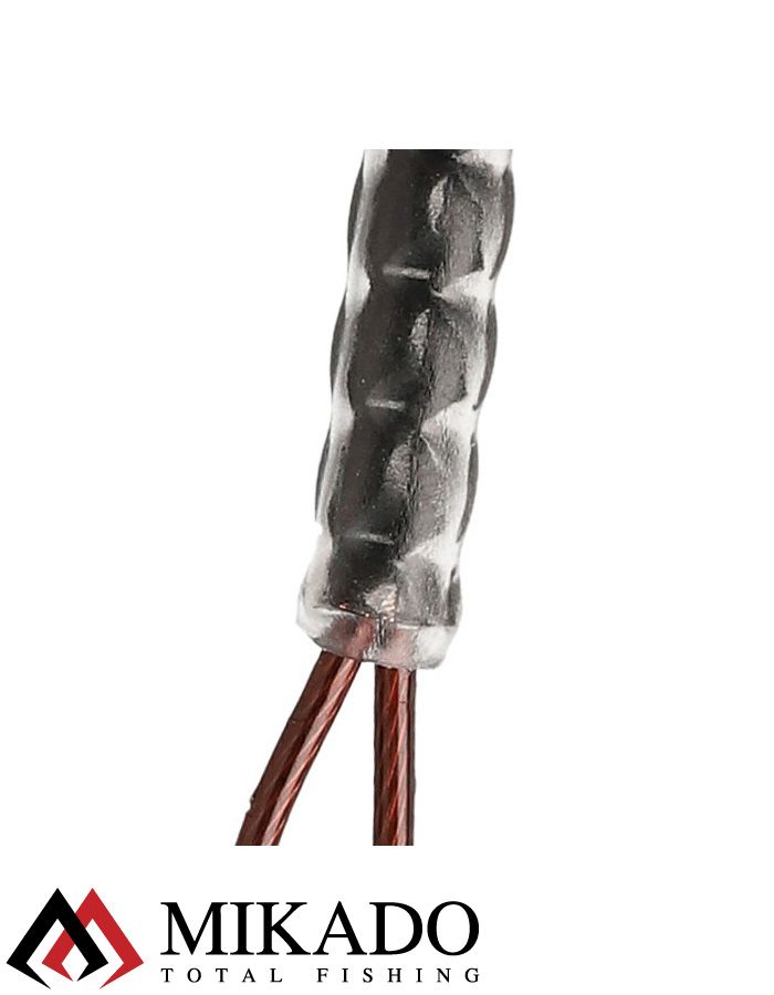 Поводок Mikado DREAM LEADER SURFLON 1x7 35см., 20lb, 9кг. (2шт.)
