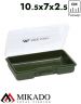 Коробочка-вкладыш Mikado UAC-CA001-H для карповых аксессуаров (10,5 х 7 х 2,5см, 1 ячейка) зелёная