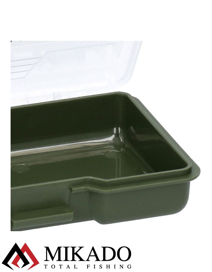 Коробочка-вкладыш Mikado UAC-CA001-H для карповых аксессуаров (10,5 х 7 х 2,5см, 1 ячейка) зелёная