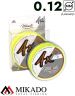 Плетеный шнур Mikado NIHONTO FINE BRAID 0,12 fluo (150 м) - 8.80 кг.