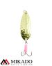 Блесна колеблющаяся Mikado BREEZE №4, 14 г., 5.3 см., золото