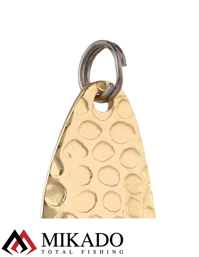 Блесна колеблющаяся Mikado BREEZE №4, 14 г., 5.3 см., золото