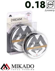 Леска мононить Mikado DREAMLINE MATCH - 0.18 (150 м) - 4.85 кг.