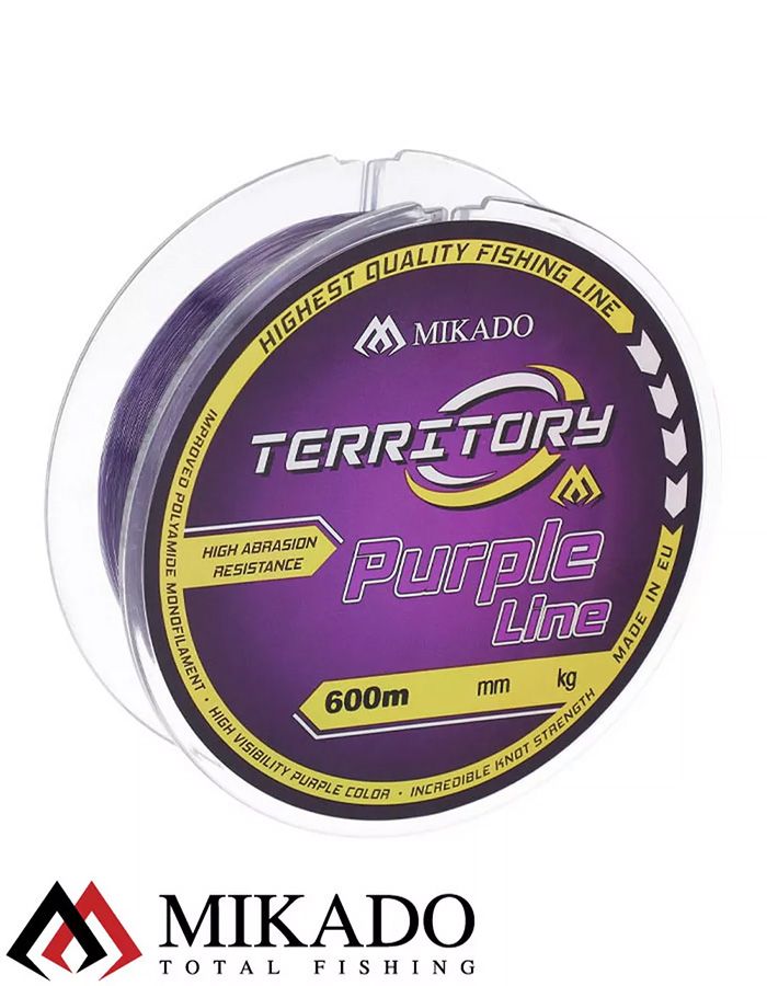 Леска мононить Mikado TERRITORY PURPLE LINE 040 (600 м) - 13.80 кг