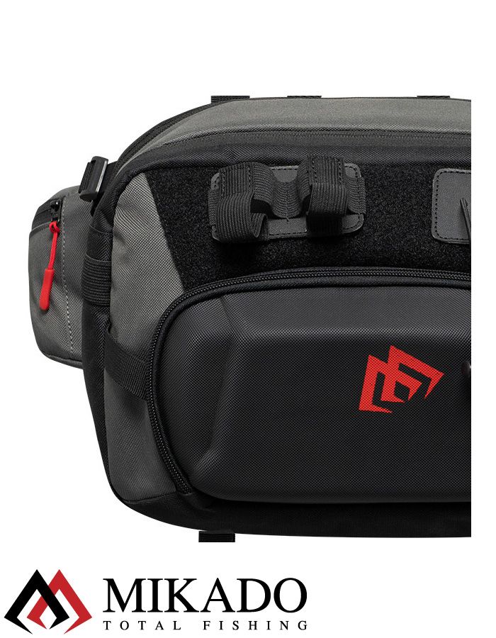 Сумка поясная Mikado HIP PACK - FISHING BELT с полужёстким отдел. (28 x 22 х 12 см.)