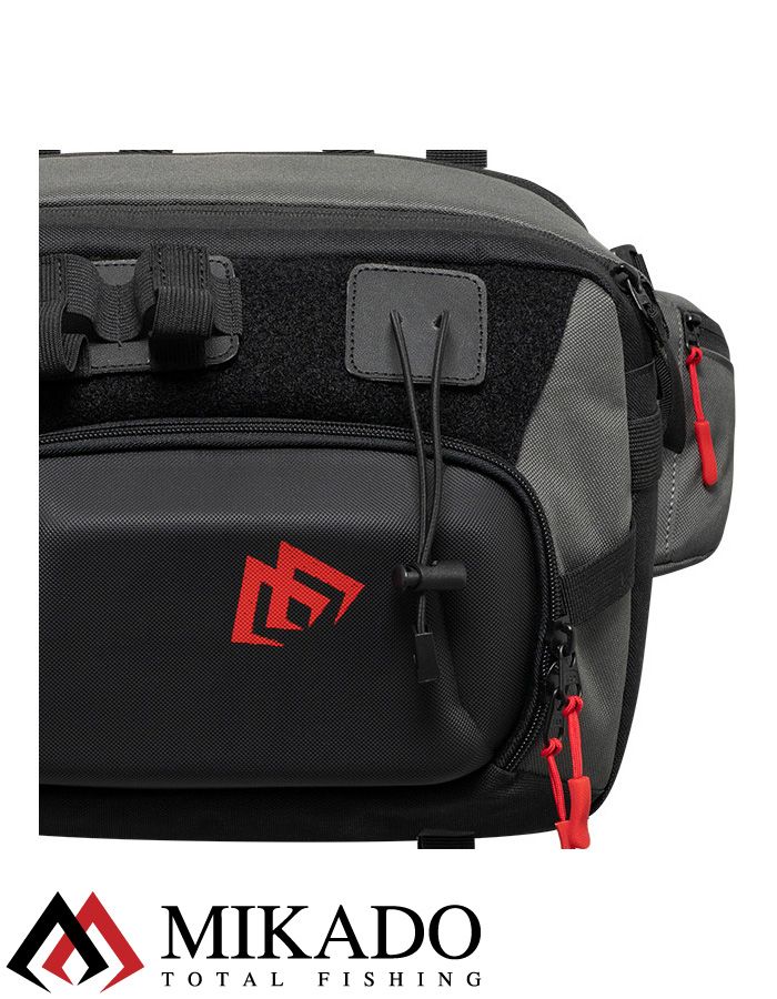 Сумка поясная Mikado HIP PACK - FISHING BELT с полужёстким отдел. (28 x 22 х 12 см.)