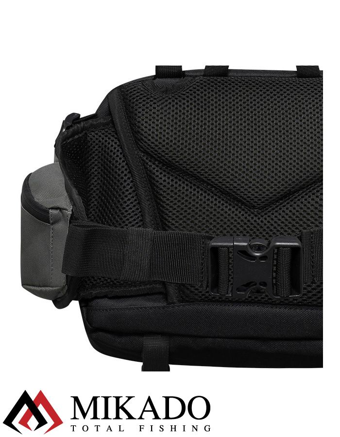 Сумка поясная Mikado HIP PACK - FISHING BELT с полужёстким отдел. (28 x 22 х 12 см.)