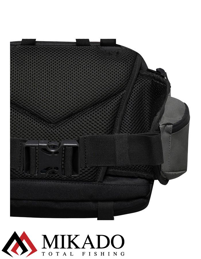 Сумка поясная Mikado HIP PACK - FISHING BELT с полужёстким отдел. (28 x 22 х 12 см.)