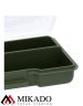 Коробочка-вкладыш Mikado UAC-CA002-H для карповых аксессуаров (10,5 х 7 х 2,5см, 2 ячейки) зелёная