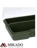 Коробочка-вкладыш Mikado UAC-CA002-H для карповых аксессуаров (10,5 х 7 х 2,5см, 2 ячейки) зелёная