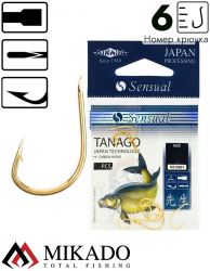 Крючки Mikado SENSUAL - TANAGO № 6 G (с лопаткой) ( 10 шт.)