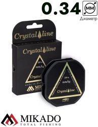 Леска мононить Mikado CRYSTAL LINE 0,34 (150 м) - 12.50 кг.