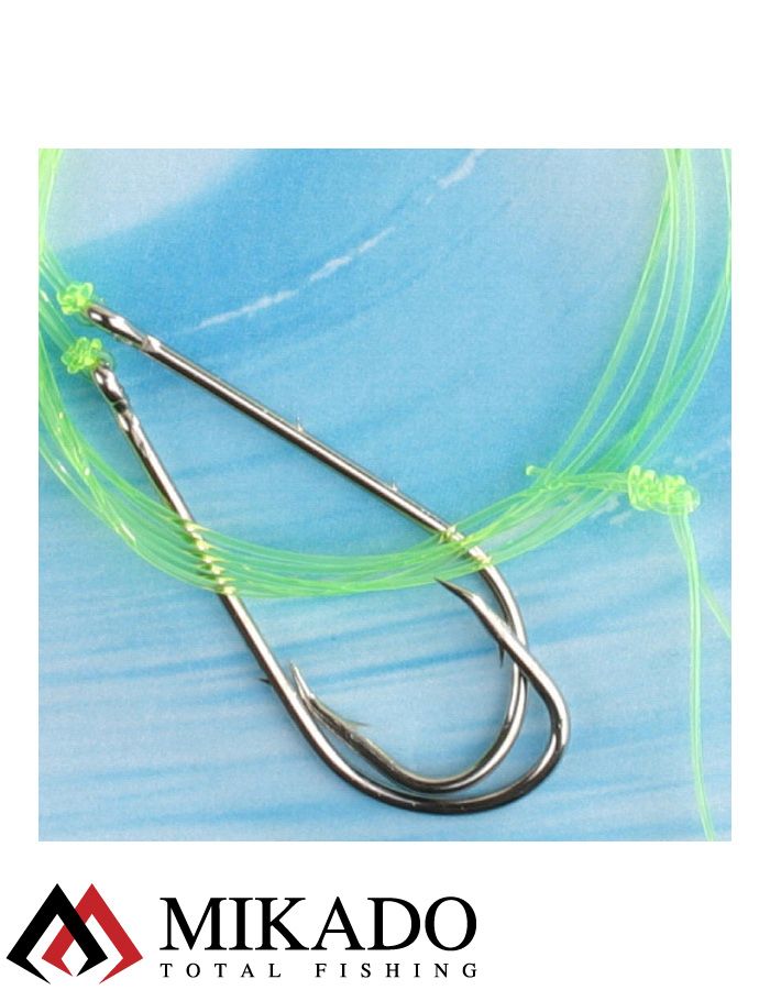 Морская оснастка Mikado SIMPLE BOOM RIG 0.60mm, крючок № 3/0