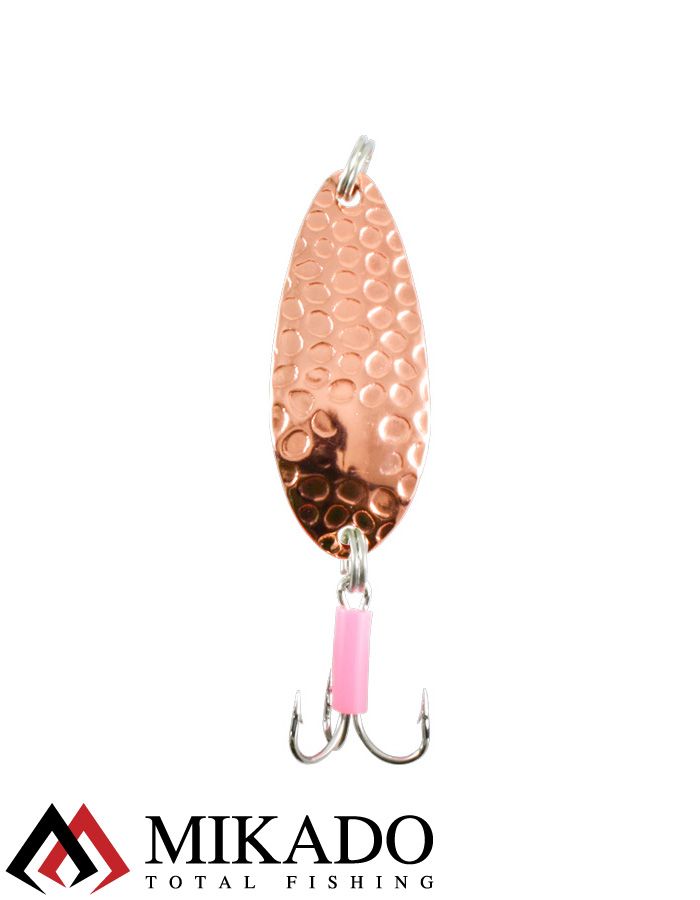 Блесна колеблющаяся Mikado BREEZE №4, 14 г., 5.3 см., медь