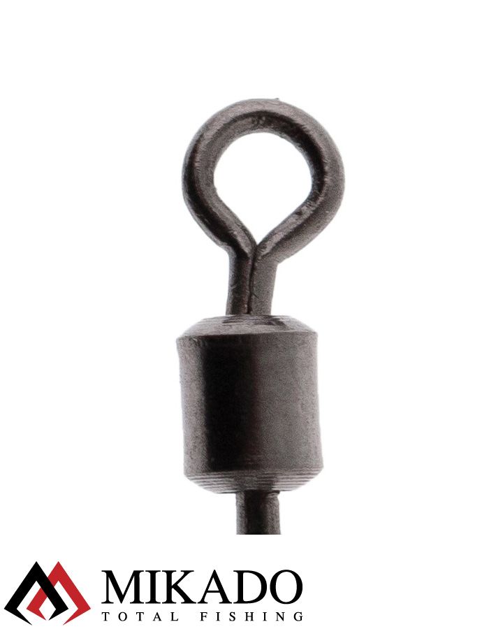 Застежка с роликовым вертлюжком Mikado XS тест 5,5 кг. (10 шт.)