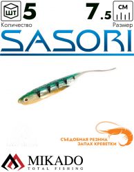 Приманка слаг Mikado SASORI 7.5 см., 1.4 г., M507 (5 шт.)