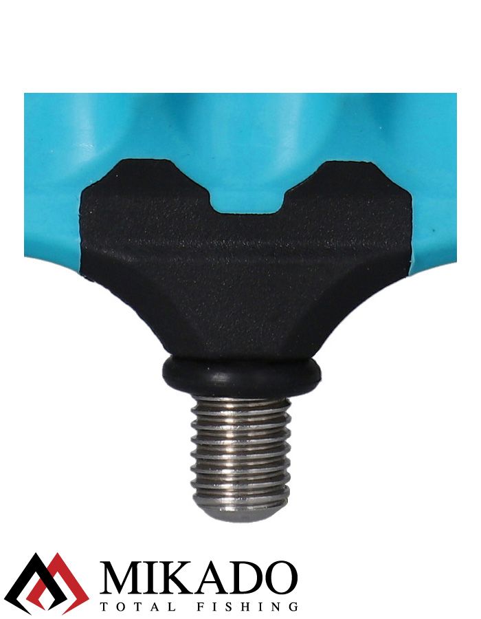 Наконечник стойки для фидера Mikado MULTI REST тип гребенка, 11 секций, 20 см., голубой