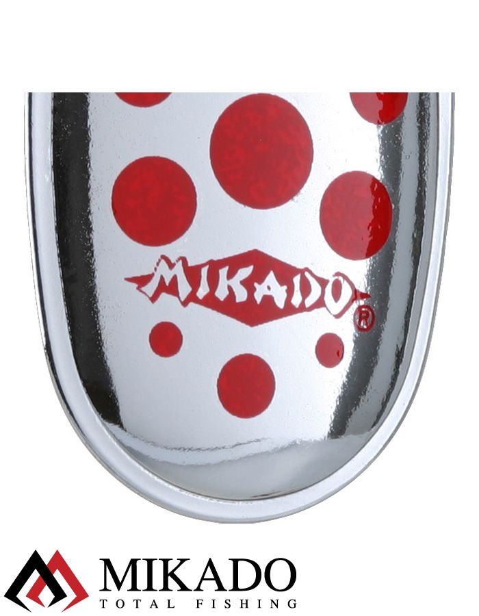 Блесна вращающаяся с кисточкой Mikado BLASTER № 0, 1,4 г., серебро/10