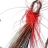 Блесна вращающаяся с кисточкой Mikado M-GRUB № 2, 7 г., SILVER/RED TIGER