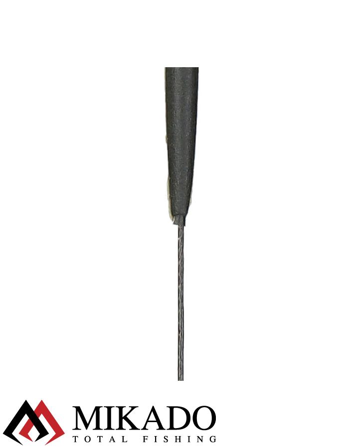 Карп-лидер Mikado Territory CLASSIC RIG PRO с покрытием, 23см., крючок №2, 25lbs (2шт.)