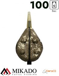 Грузило карповое сменное Mikado. плоское (песочный) 23S  100 г.