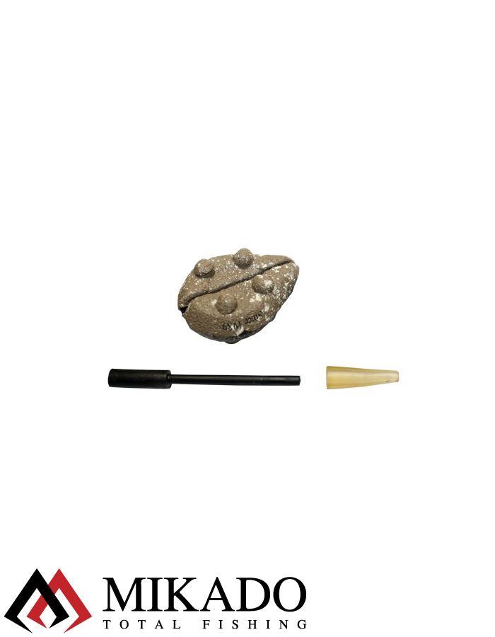 Грузило карповое сменное Mikado. плоское (песочный) 23S  100 г.