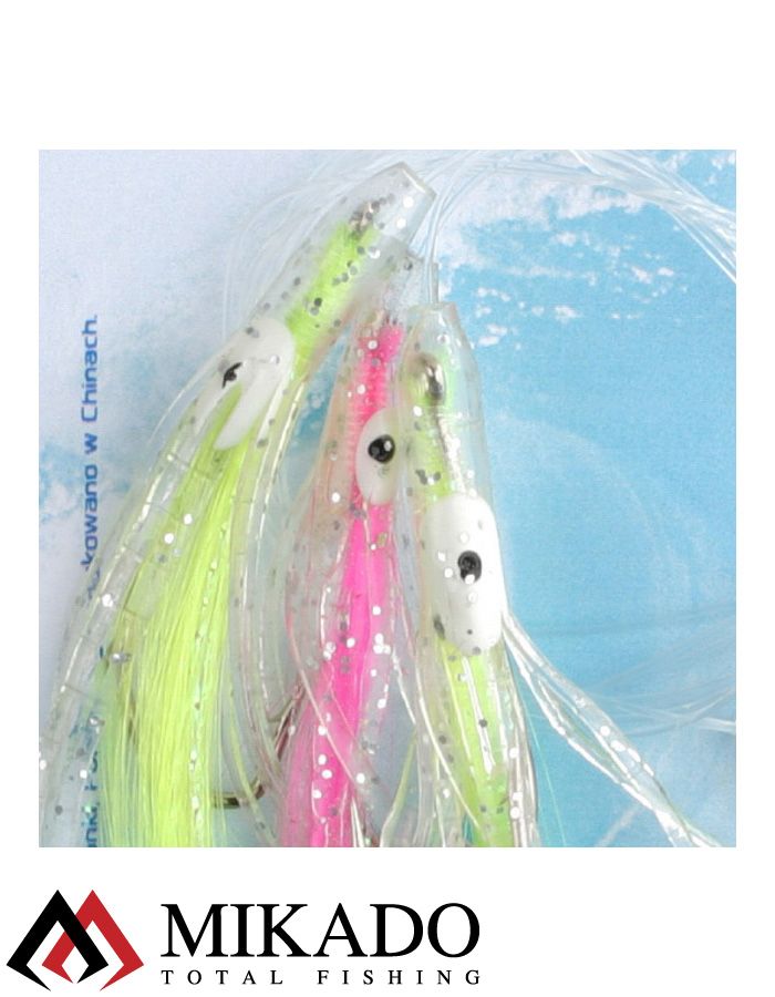 Морская оснастка Mikado OCTOPUS RIG HAIR 7.5 см, крючок № 2/0