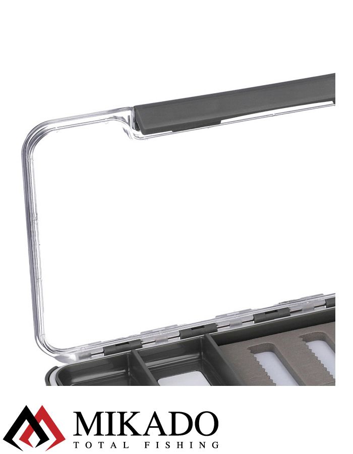 Коробочка для нахлыстовых мушек Mikado UAM-97A-GY ( 18.7 см x102 см x16 см.)