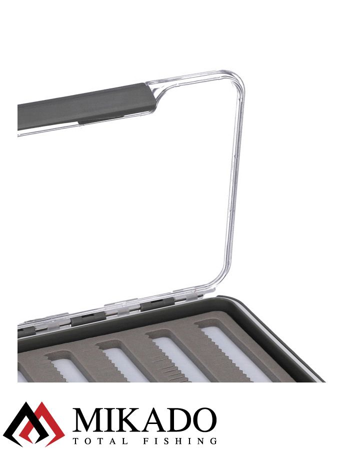 Коробочка для нахлыстовых мушек Mikado UAM-97A-GY ( 18.7 см x102 см x16 см.)