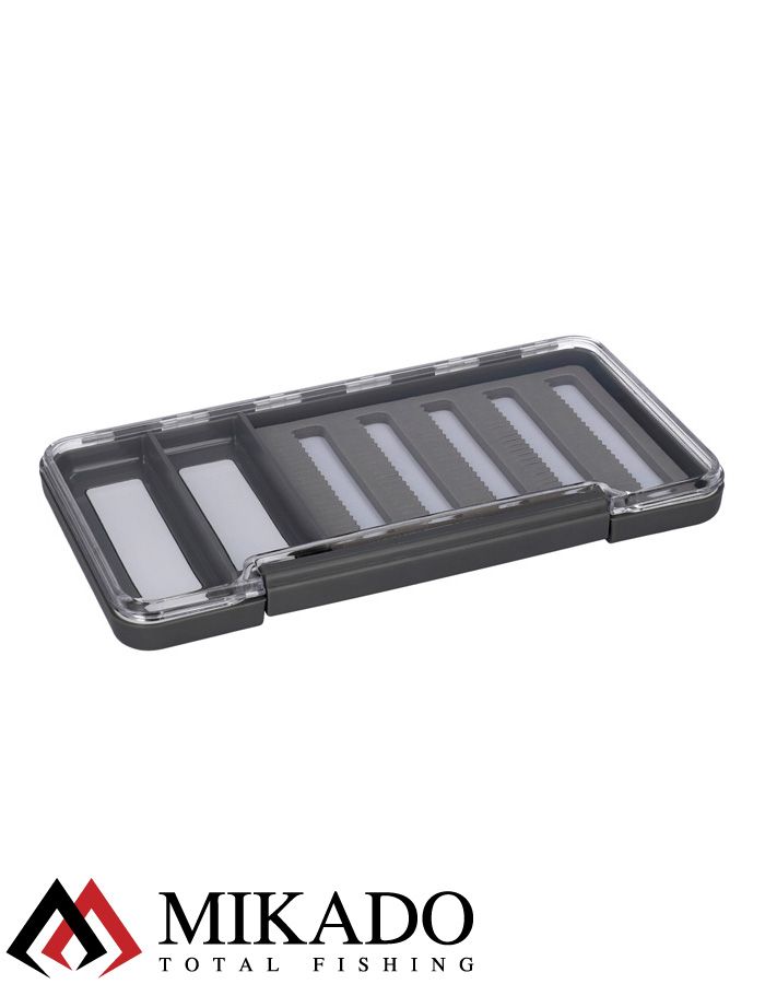 Коробочка для нахлыстовых мушек Mikado UAM-97A-GY ( 18.7 см x102 см x16 см.)