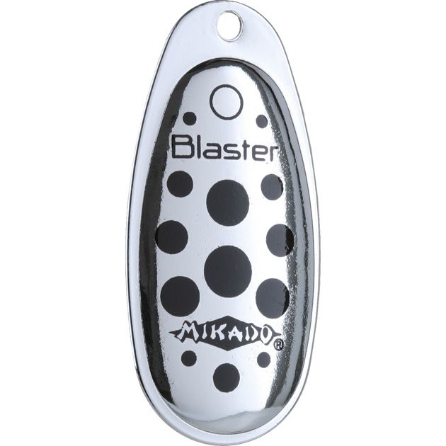 Блесна вращающаяся с кисточкой Mikado BLASTER № 0, 1,4 г., серебро/11
