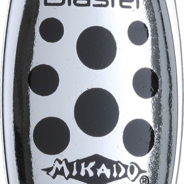 Блесна вращающаяся с кисточкой Mikado BLASTER № 0, 1,4 г., серебро/11