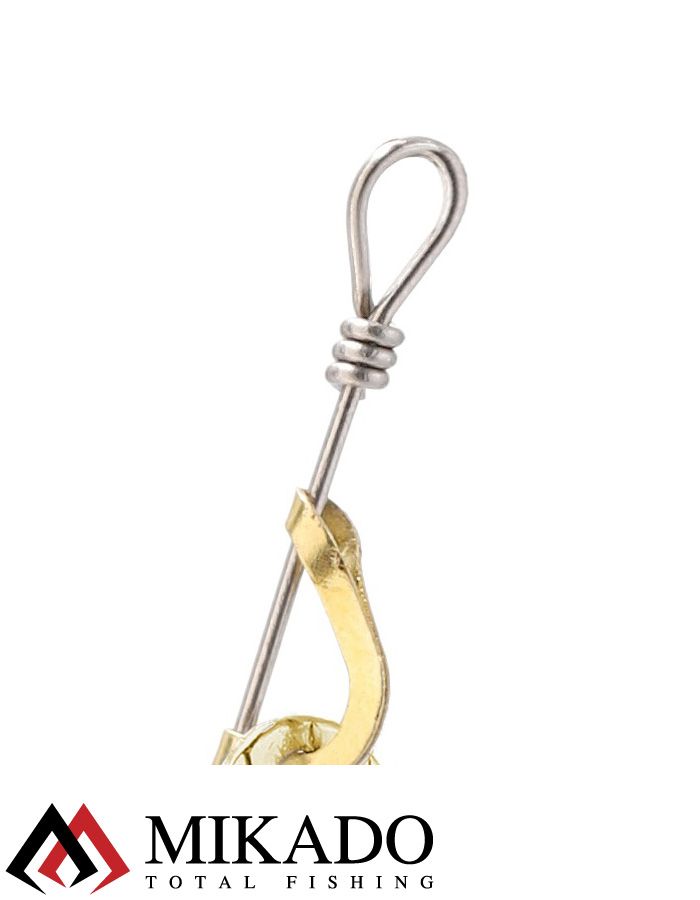 Блесна вращающаяся с кисточкой Mikado M-GRUB № 3, 9 г., GOLD/BLACK LEMON