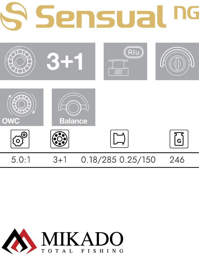 Катушка Mikado SENSUAL NG 2004 FD