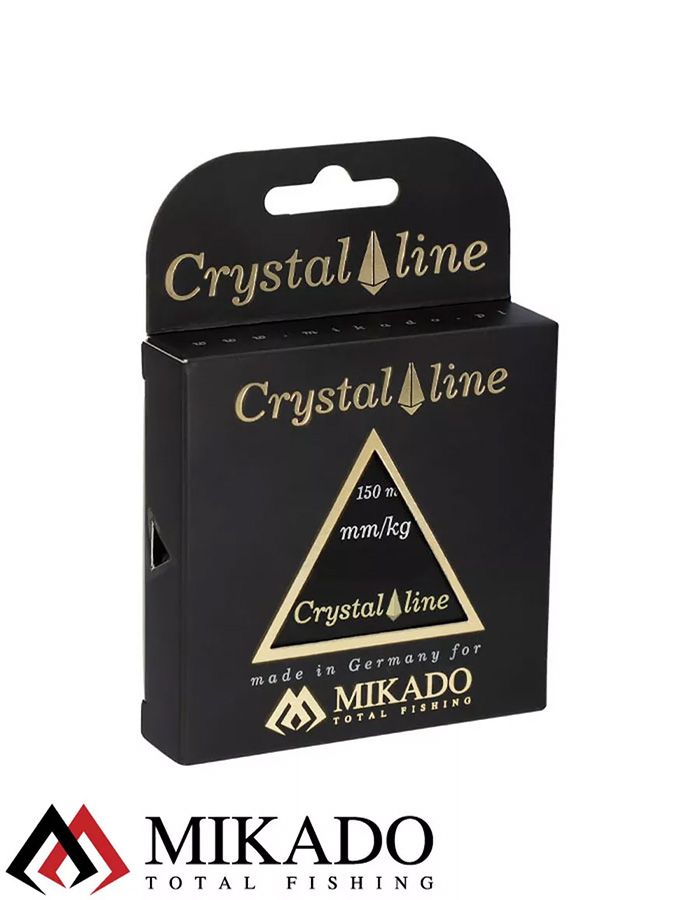 Леска мононить Mikado CRYSTAL LINE 0,38 (150 м) - 13.60 кг.