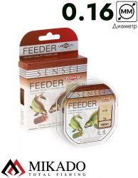 Леска мононить Mikado SENSEI FEEDER 0,16 (150 м) - 4.30 кг.