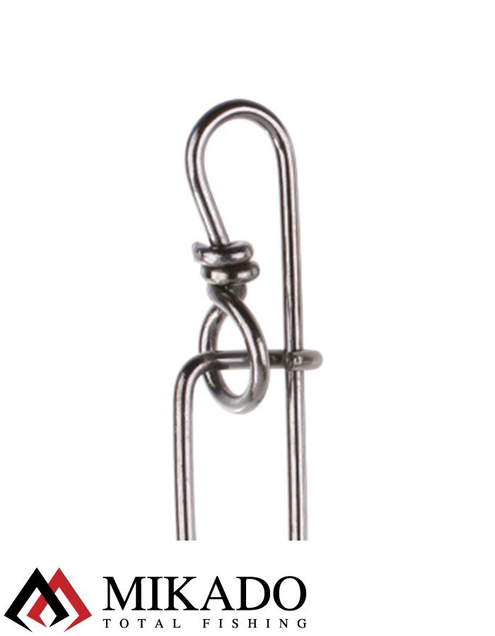 Застежка Mikado Insidelock BN № 1.  тест 15 кг. (12 шт.)