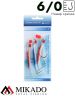 Морская оснастка Mikado HAIR TUBE RIG, крючок № 6/0  ( 3шт.)