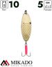Блесна колеблющаяся Mikado BUDDY №1, 10.0 г., 5 см., золото