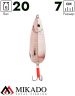 Блесна колеблющаяся Mikado WALDEN LAKE №2, 20 г., 7 см., медь