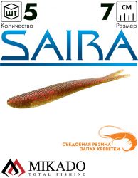 Приманка слаг Mikado SAIRA 7 см., 2.1 г., 358 (5 шт.)
