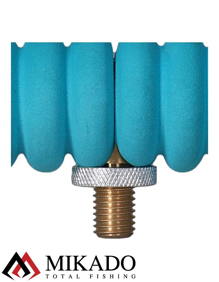 Наконечник стойки для фидера Mikado SAFE EVA 20 см., материал EVA, голубой