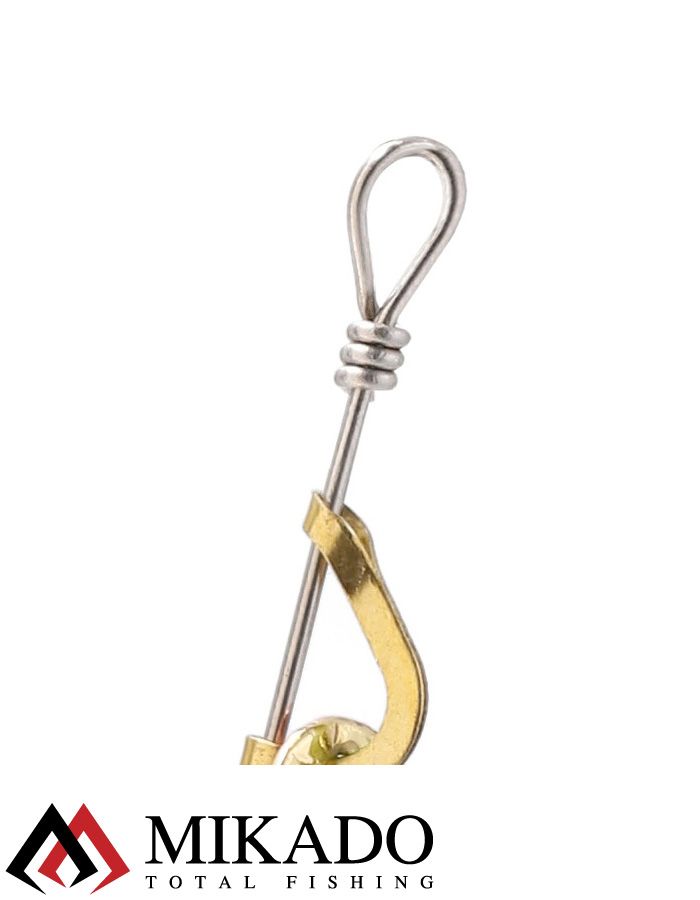 Блесна вращающаяся с кисточкой Mikado M-GRUB № 3, 9 г., GOLD/BLACK TIGER