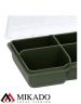 Коробочка-вкладыш Mikado UAC-CA006-H для карповых аксессуаров (10,5 х 7 х 2,5см, 6 ячеек) зелёная