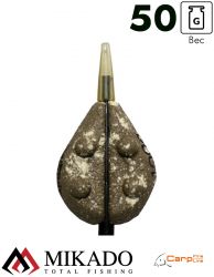 Грузило карповое сменное Mikado. плоское (песочный) 23S  50 г.