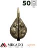Грузило карповое сменное Mikado. плоское (песочный) 23S  50 г.